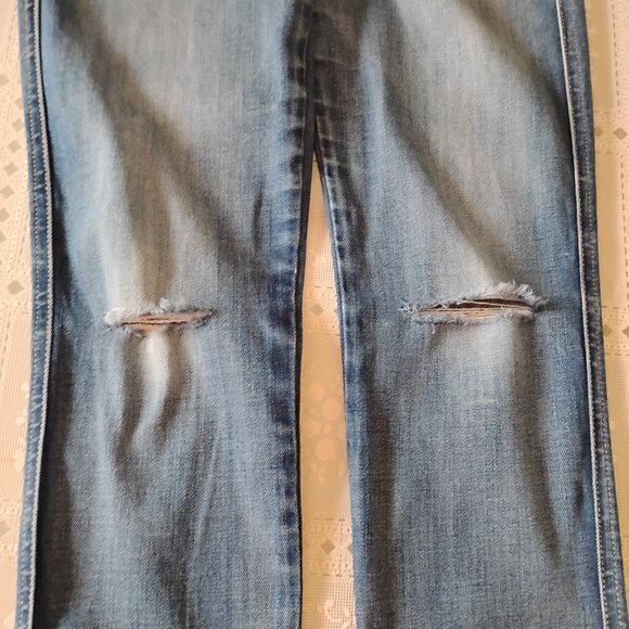 Mother The Ponyboy Cuffed Jeans in Tequila Truth, Size 26 - Picture 14 of 15